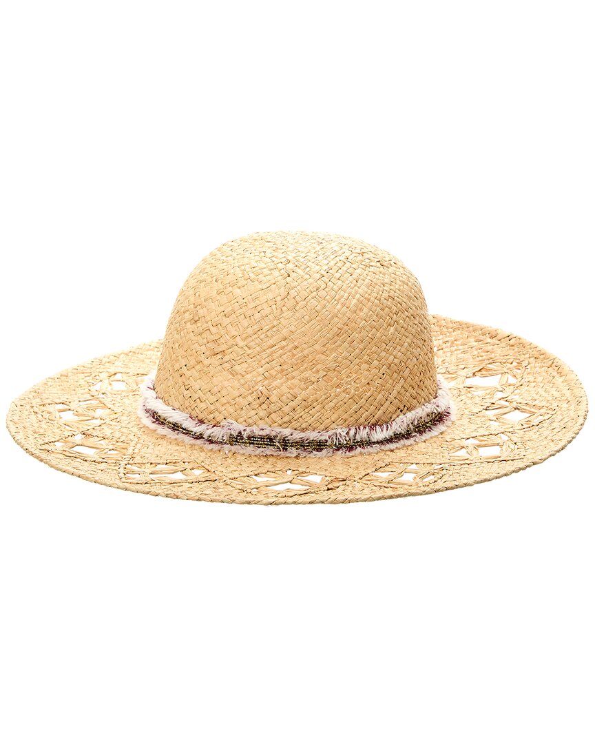 

Солнцезащитная шляпа из рафии Surell Accessories, коричневый