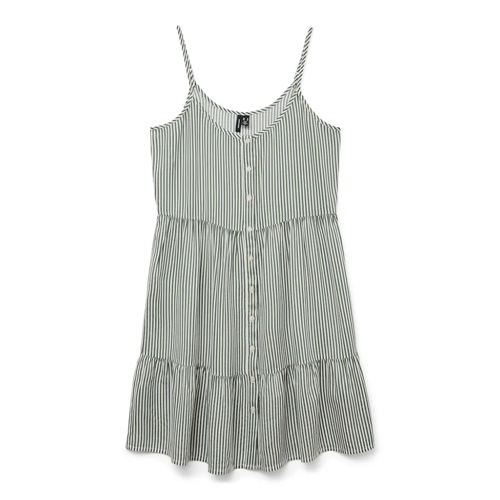 

Платье Vero Moda Bumpy sleeveless short, зеленый