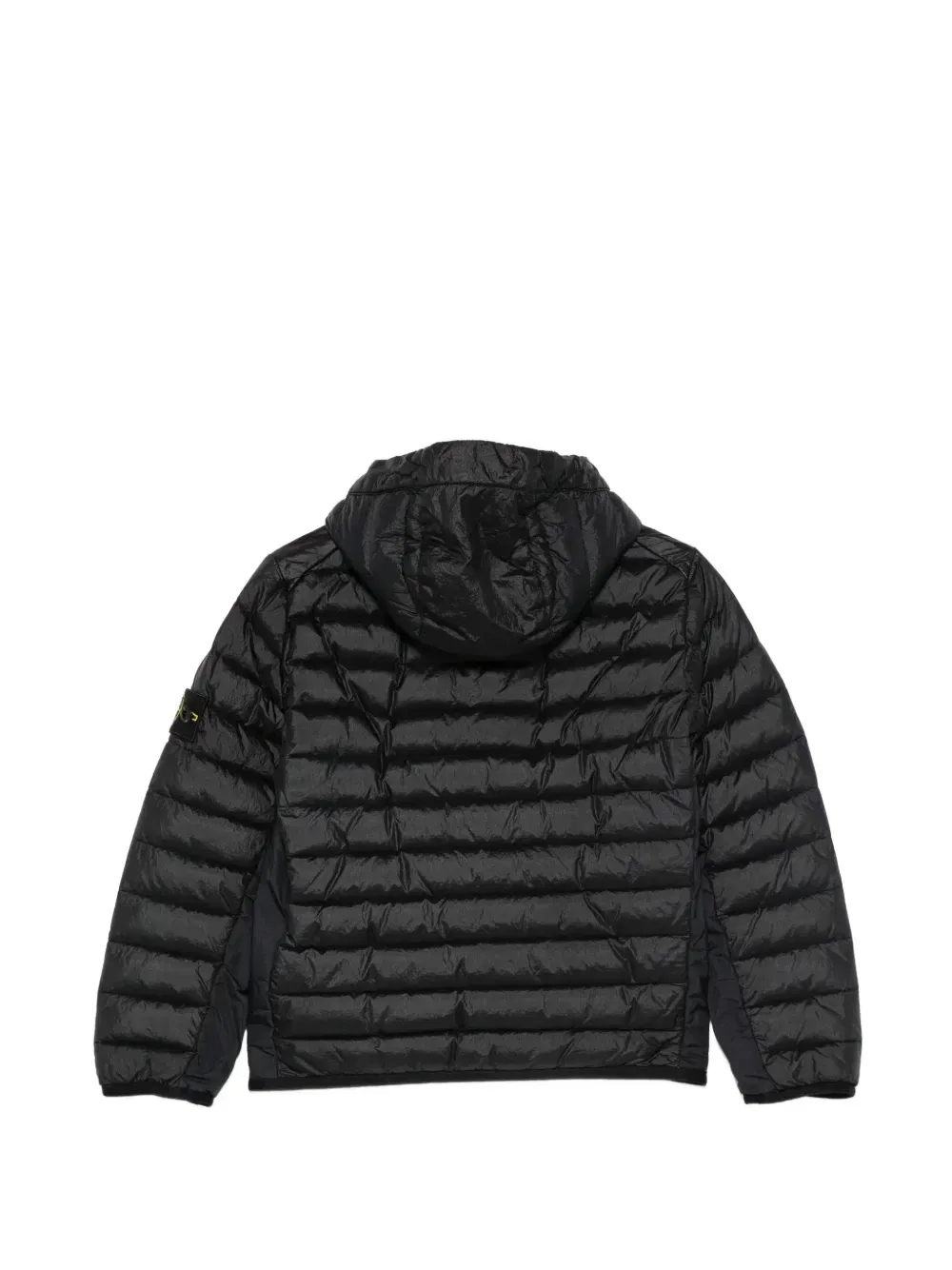 Стеганая куртка с капюшоном Stone Island Junior, синий — фото 2