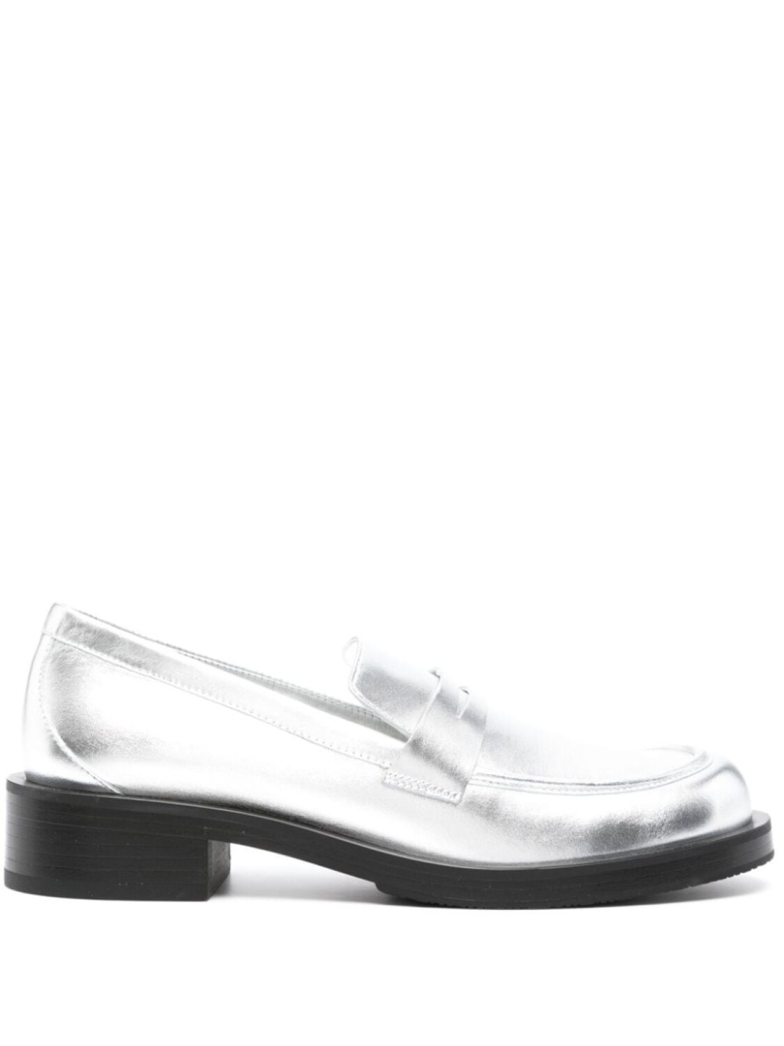 

Stuart Weitzman лоферы Palmer 45, серебристый
