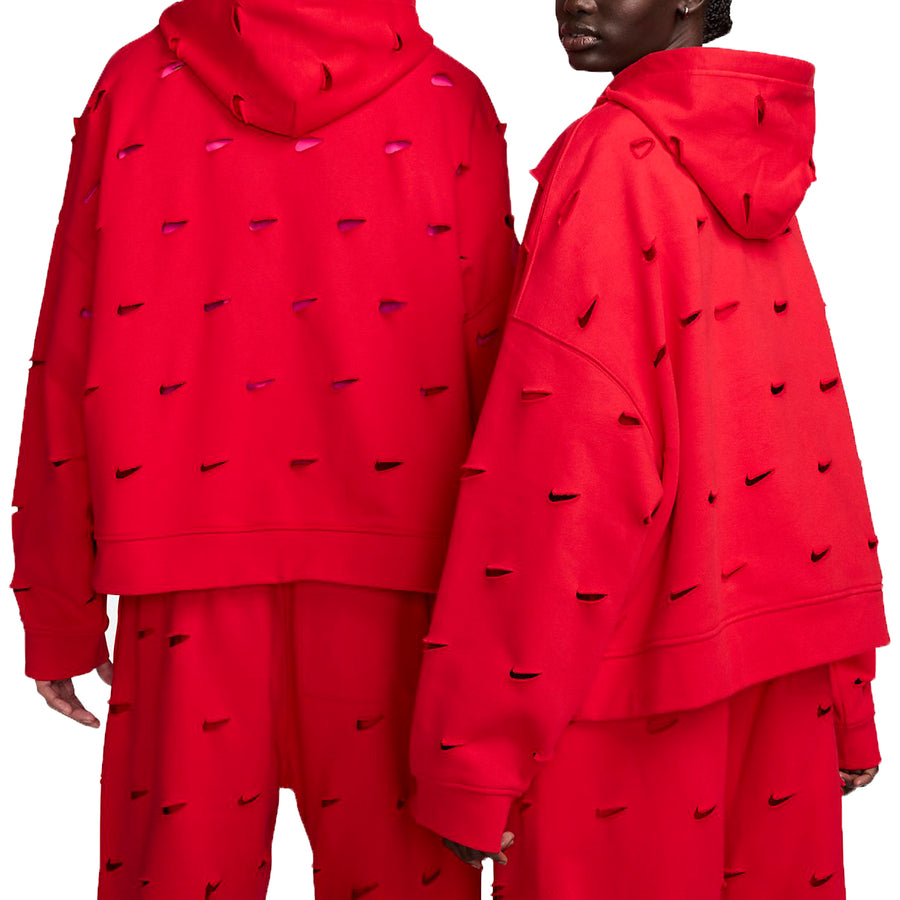 Худи Nike x Jacquemus Swoosh Hoodie 'Red', красный — фото 3
