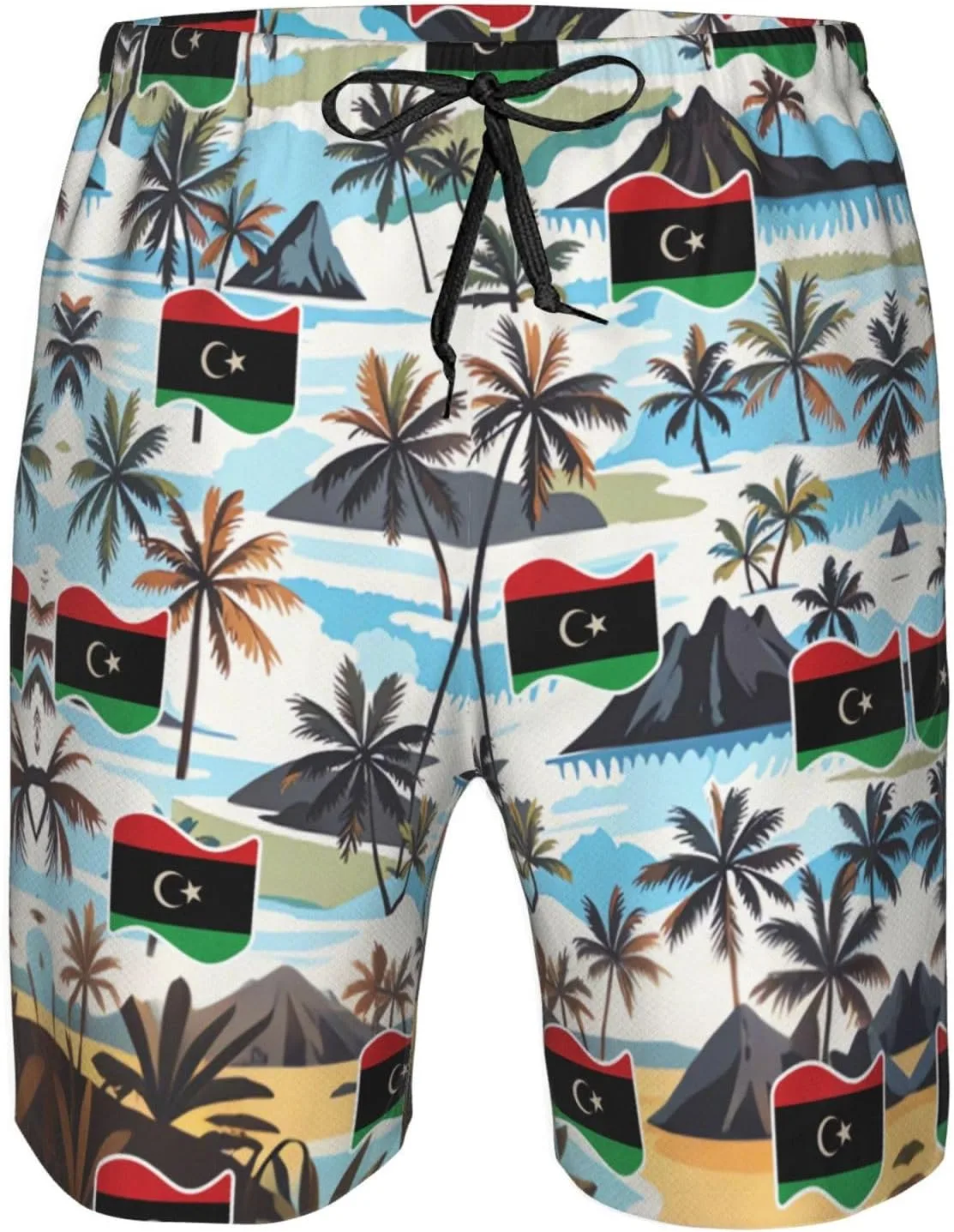 Мужские шорты для плавания Liechtenstein Liechtensteiner Board Shorts Generic, Libya Libyans — фото 4
