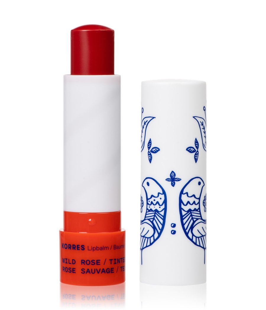 

Бальзам для губ KORRES Wild Rose Lip Balm getönt rot, Red, 4.5g