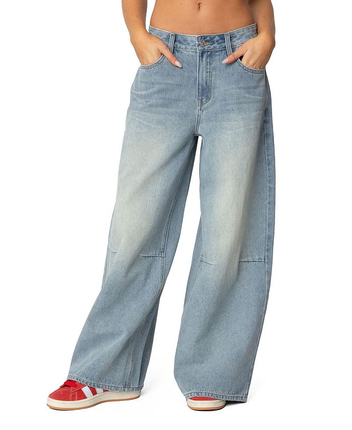 

Джинсы Skate Girl Washed Low Rise Edikted, синий