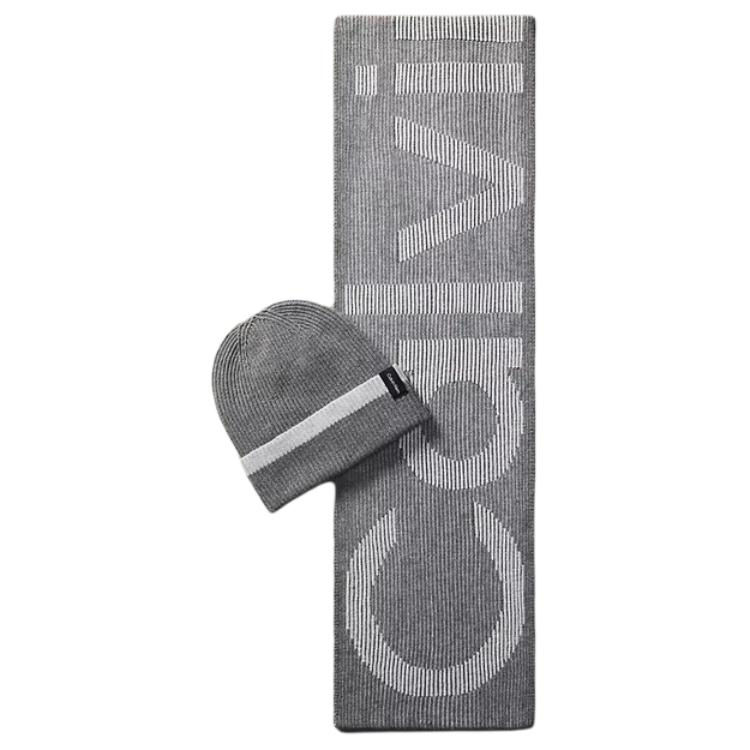 

Calvin Klein Вязаный шарф мужской серый, Gray