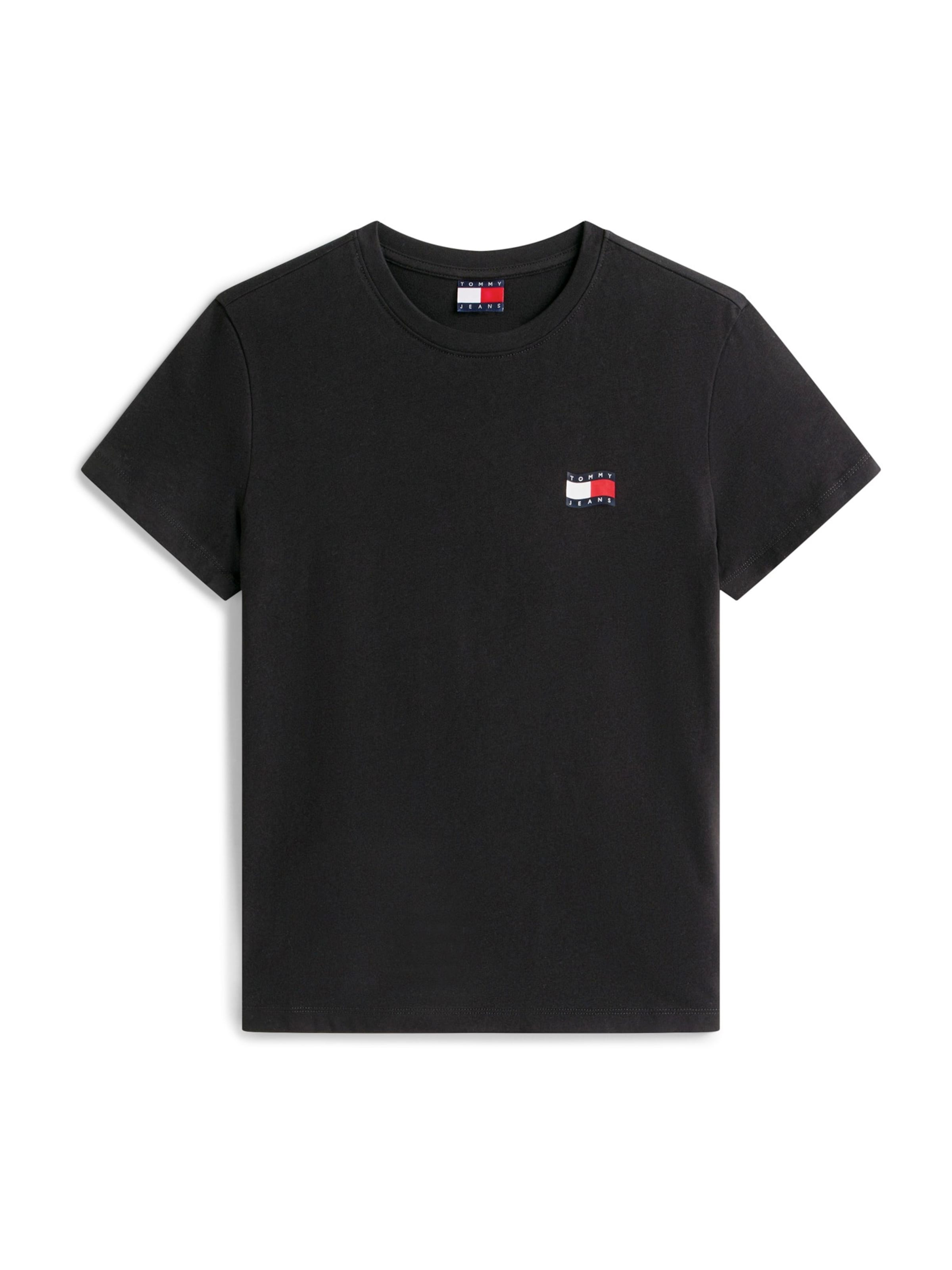 

Tommy Jeans Футболка в черном цвете, Черный, Tommy Jeans Футболка в черном цвете