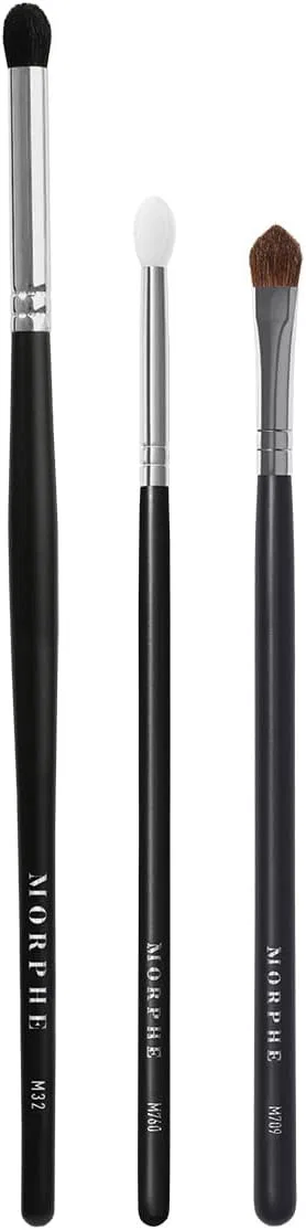 Набор кистей для глаз Glitter Eye Brush Trio Morphe