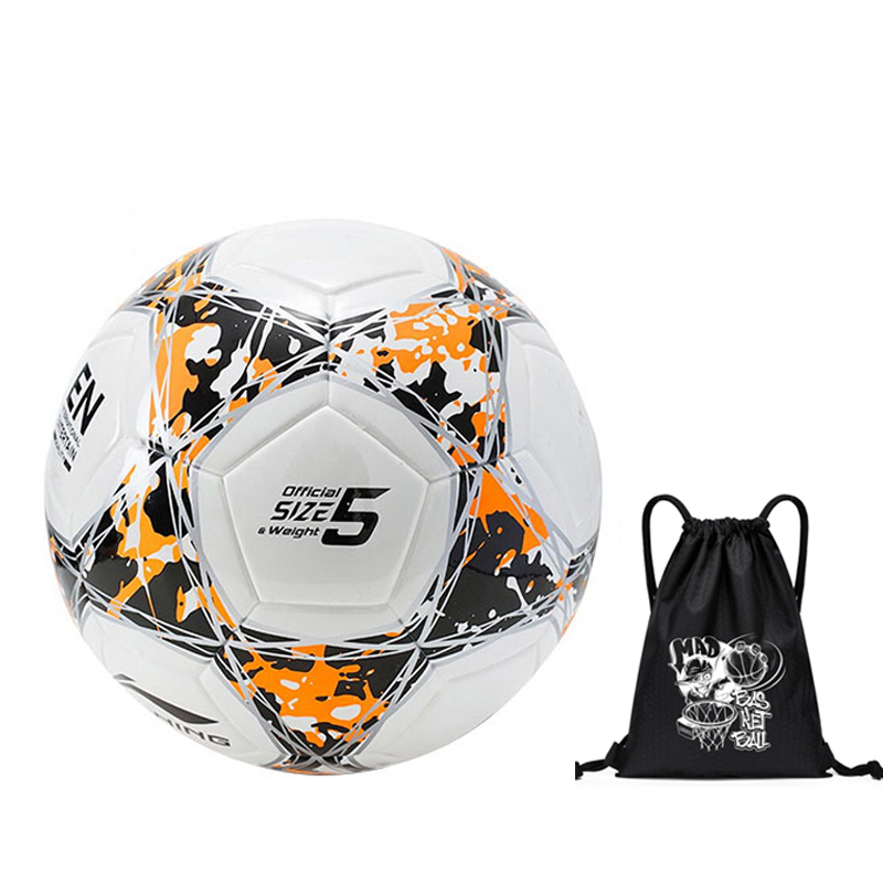 

LINING Размер 5 футбольный мяч TPU бесшовный термосварной Unisex Multicolor