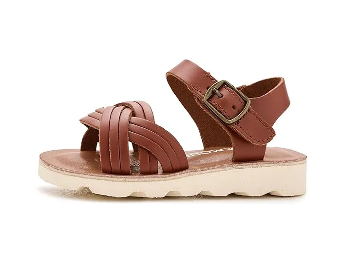 Сандалии кожаные Athena L'Amour Shoes Kids, Blanc — фото 2