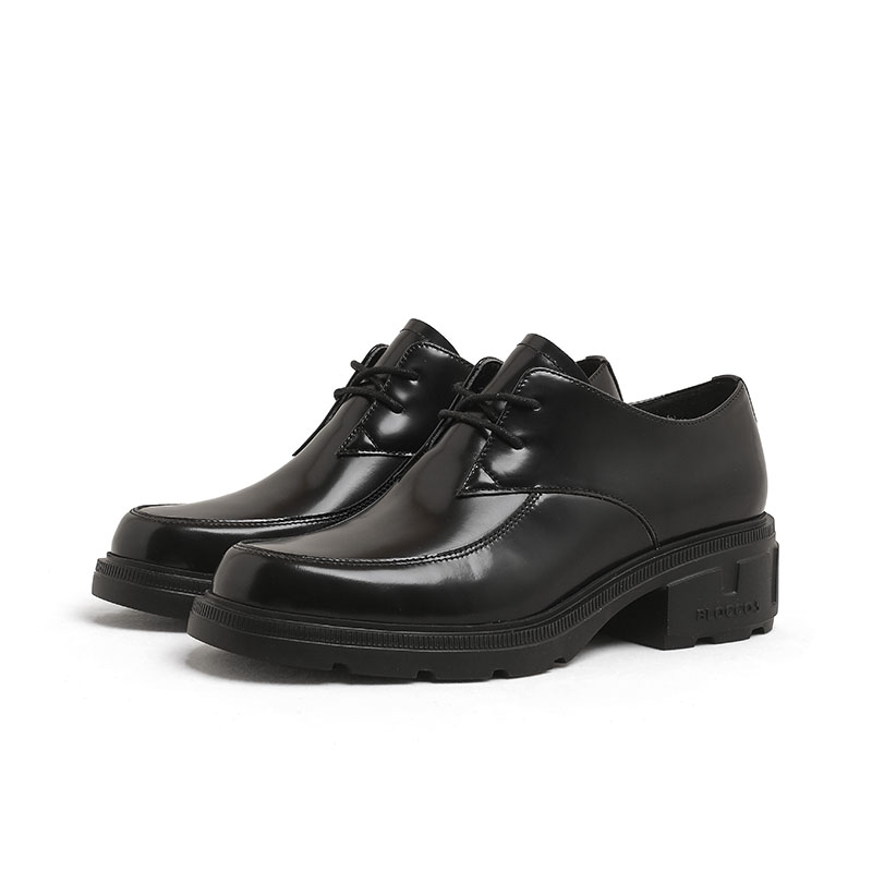 Женская обувь BLOCCO5 Derby Shoes Women's Casual Shoes 4.5cm Women's, цвет Black — фото 3