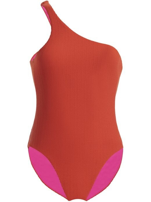 

Цельный купальник с высокими штанинами Wolford, красный