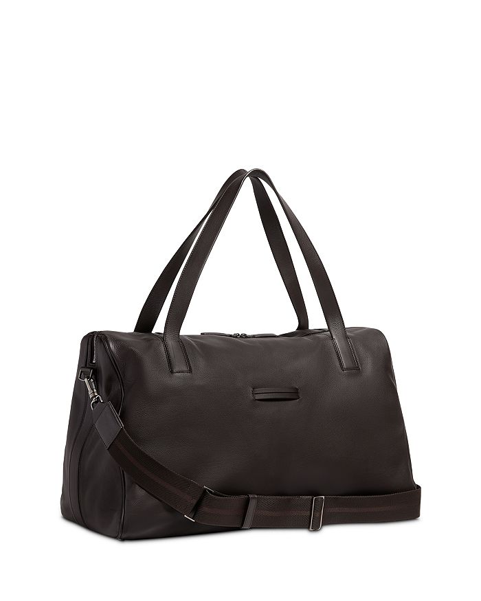 

SECONDSKIN Кожаная дорожная сумка Weekender ZEGNA, коричневый