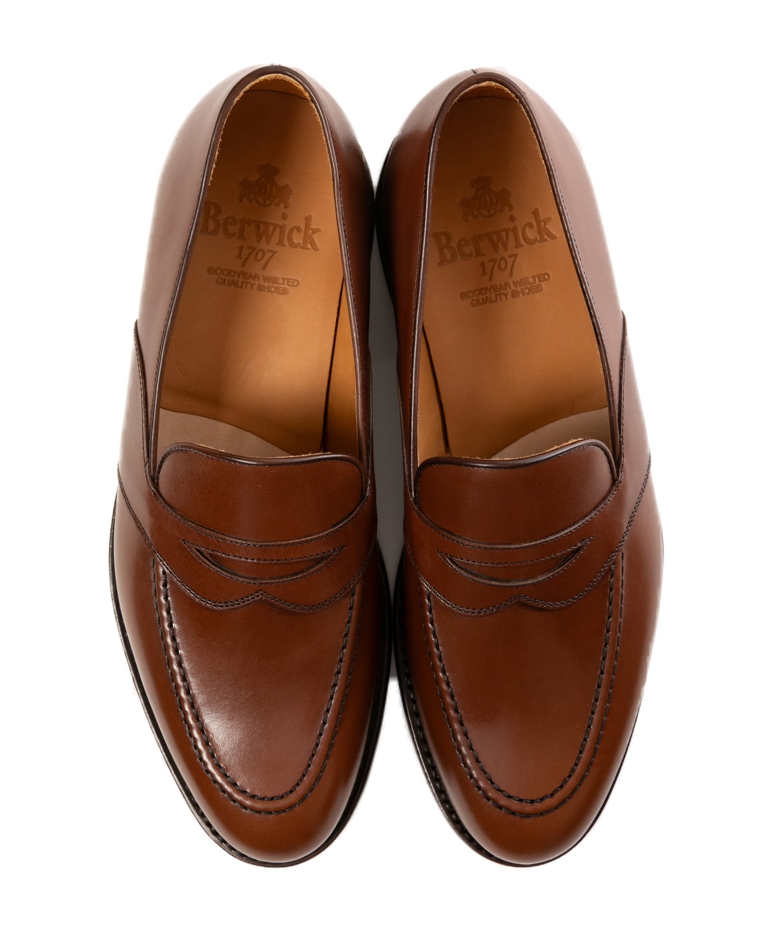 Лоферы с монеткой Berwick1707, Light Brown — фото 3
