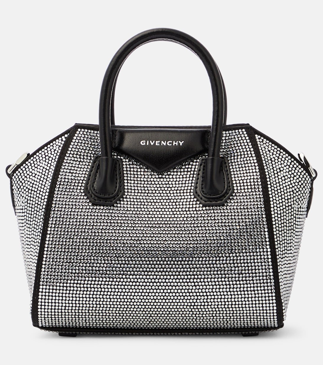 

Мини-сумка-тоут antigona с декором Givenchy, черный