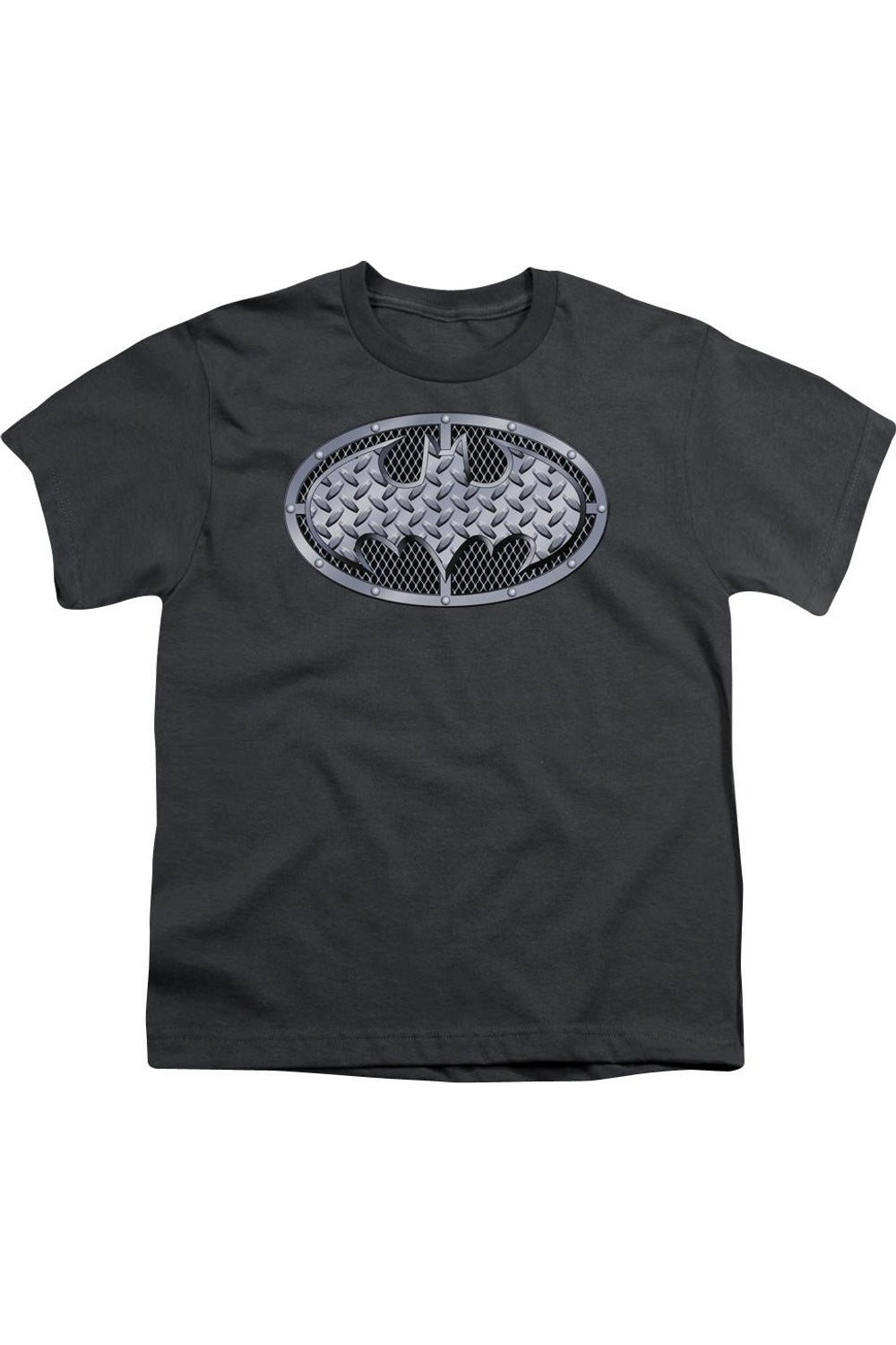 

Футболка с коротким рукавом для детей "Batman Steel Mesh Shield" Gildan, Charcoal