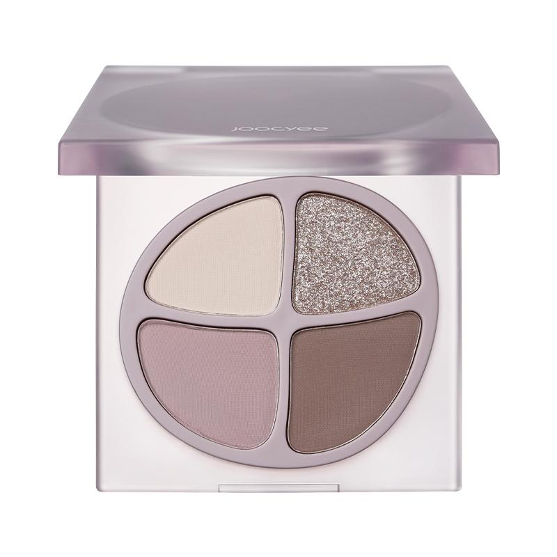 

Тени для век JIAOSE, 4 цвета, earth tone, матовые, долговечные, легко растушевываются, с перламутровым эффектом, натуральные Joocyee