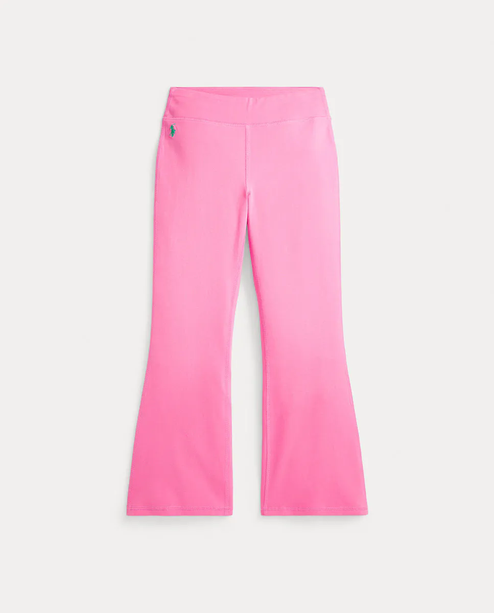 

Расклешенные спортивные штаны для девочек с лошадью Polo Ralph Lauren, цвет Rosa