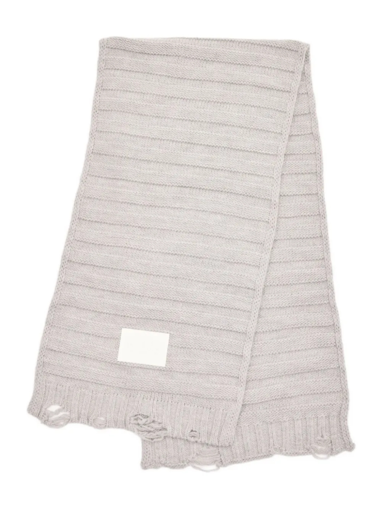 

MM6 Maison Margiela трикотажный шарф, серый
