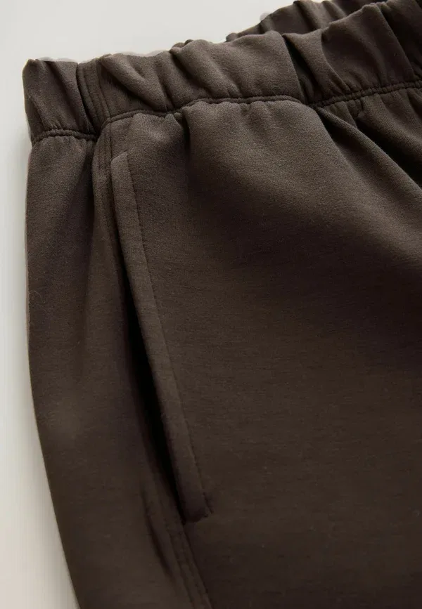 Спортивные штаны Next Regular Fit Premium Heavyweight Slinky Barrel Leg Joggers, шоколадно-коричневый — фото 2