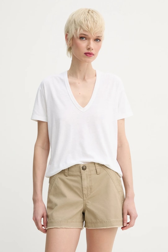 

Футболка с добавлением льна Zadig&Voltaire, бежевый