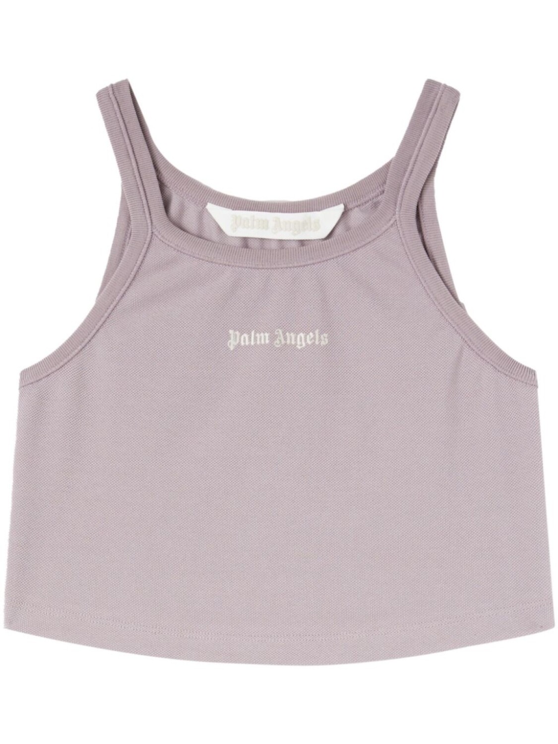 

Palm Angels укороченный топ с логотипом, фиолетовый