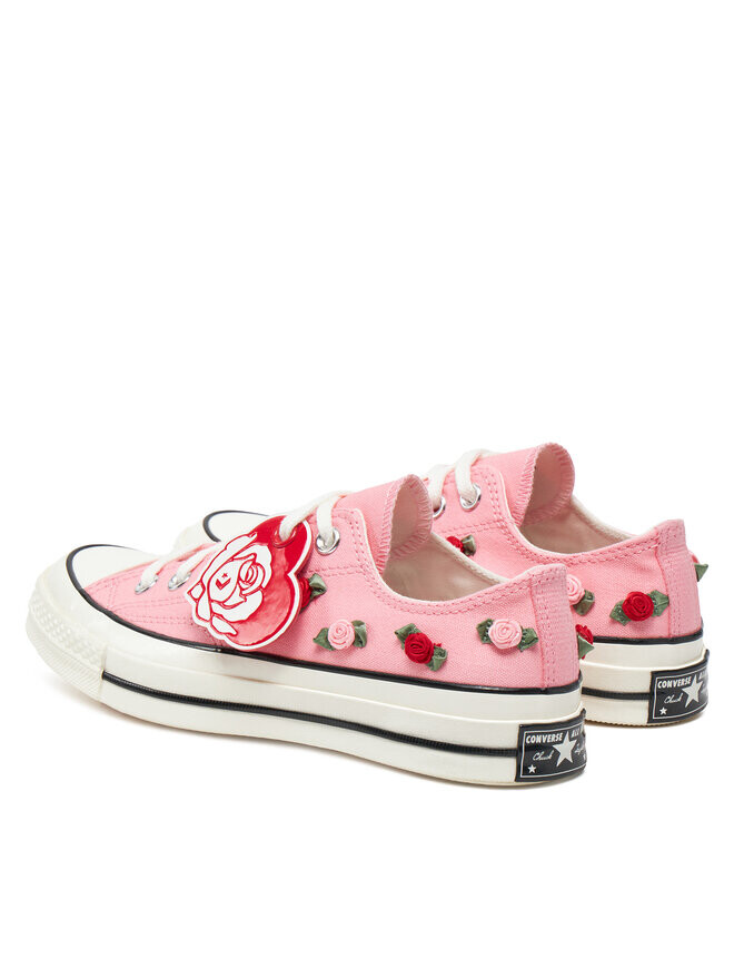 Кроссовки Converse Bambas Chuck 70 Roses A13649C, розовый — фото 3