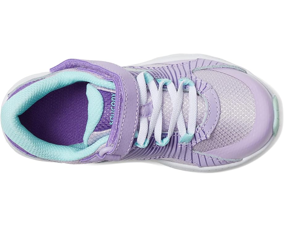 Детские кроссовки Saucony Velocer A/C (little kid/big kid) Saucony Kids, Purple — фото 2