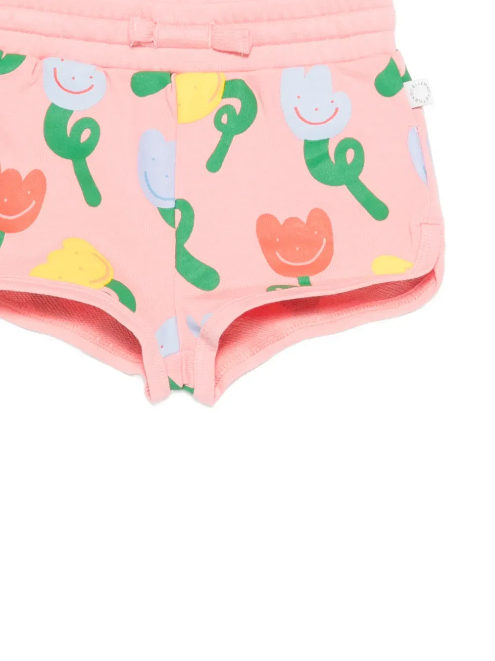 Шорты с цветочным принтом Stella Mccartney Kids, розовый — фото 3
