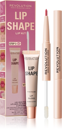 

Набор для губ Makeup Revolution Lip Shape Kit, Pink Nude 1 szt.