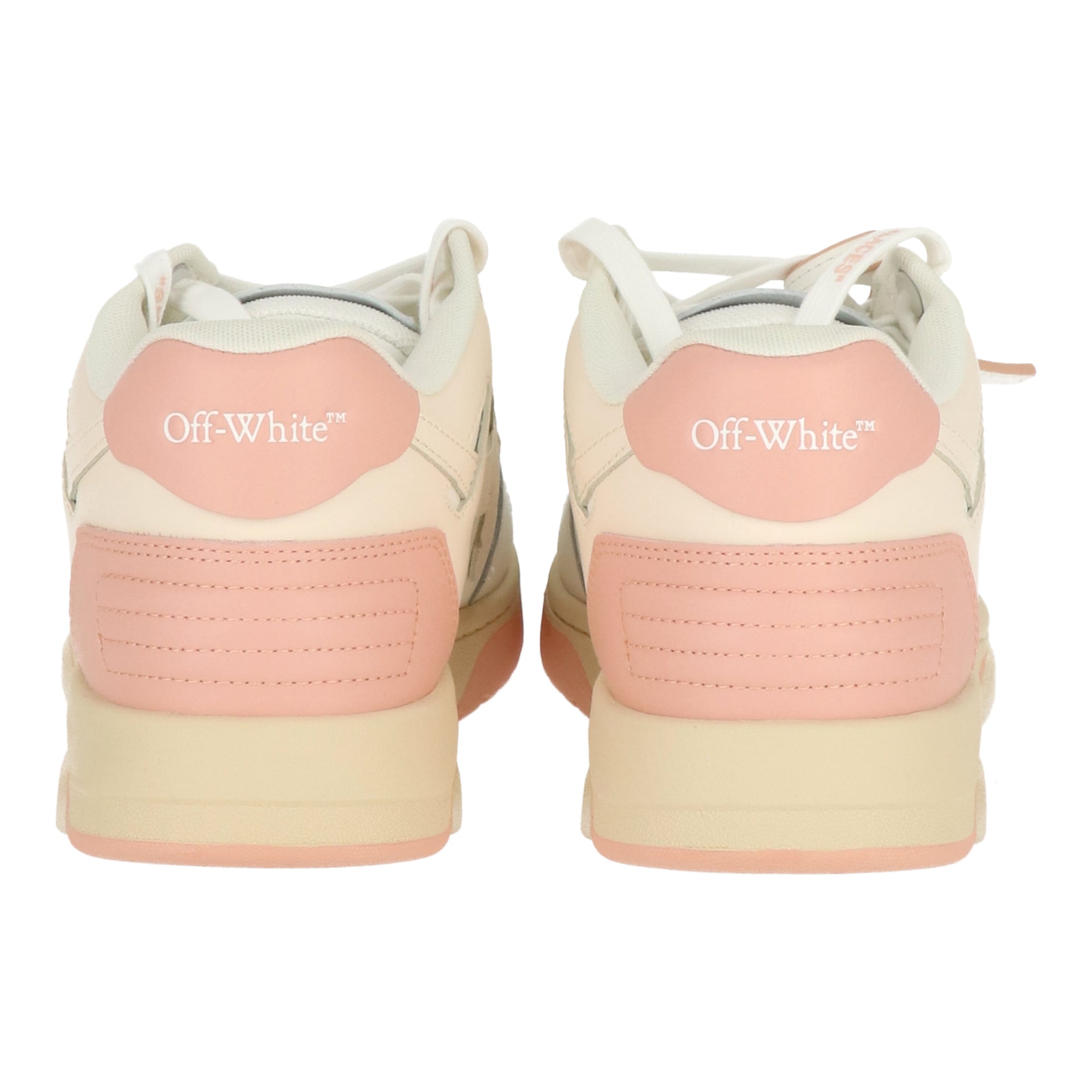Off White женские бело-розовые кроссовки Off-White — фото 3