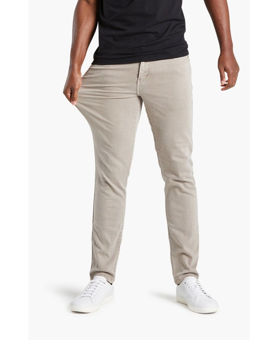 

Мужские джинсы классического кроя (из фирменного эластичного денима) Mugsy, Khaki