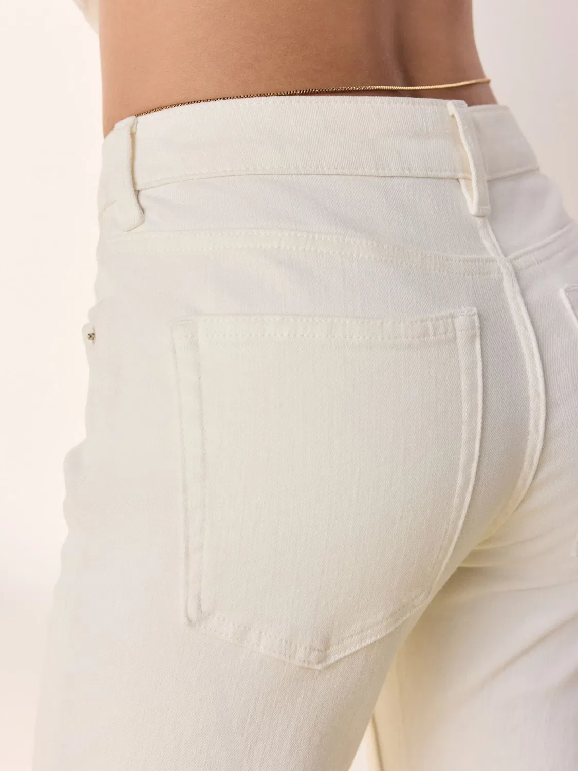 Джинсы-клеш 'Tabitha Simmons x Next' Next, White Denim — фото 4