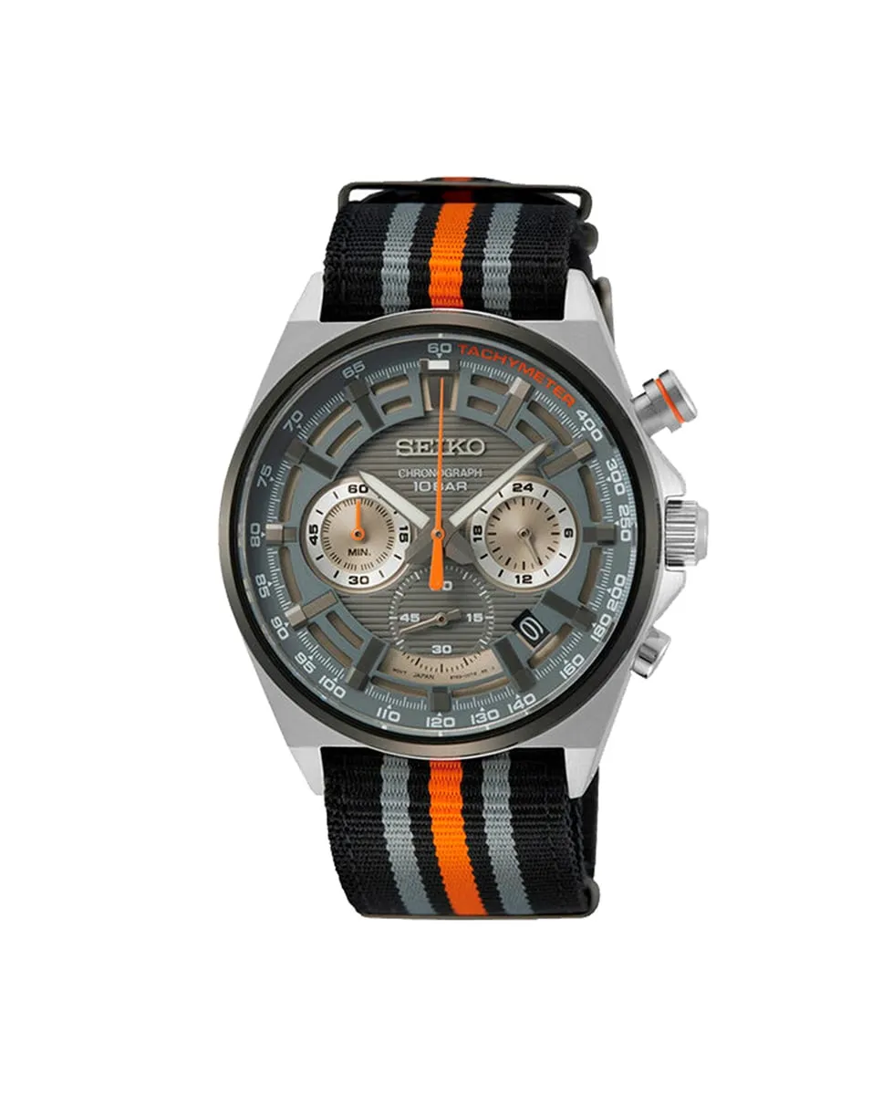 

Мужские часы Neo sports SSB403P1 с нейлоновым и черным ремешком Seiko, черный