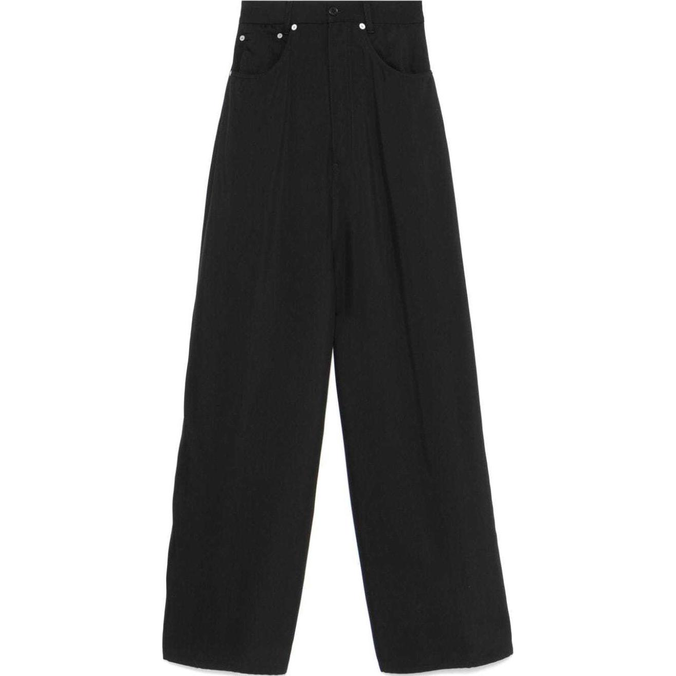 

Джинсы с заниженным шаговым швом MM6 Maison Margiela, черный