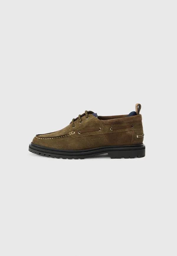 Лодочные туфли rob combi Pepe Jeans, Dark Olive Green