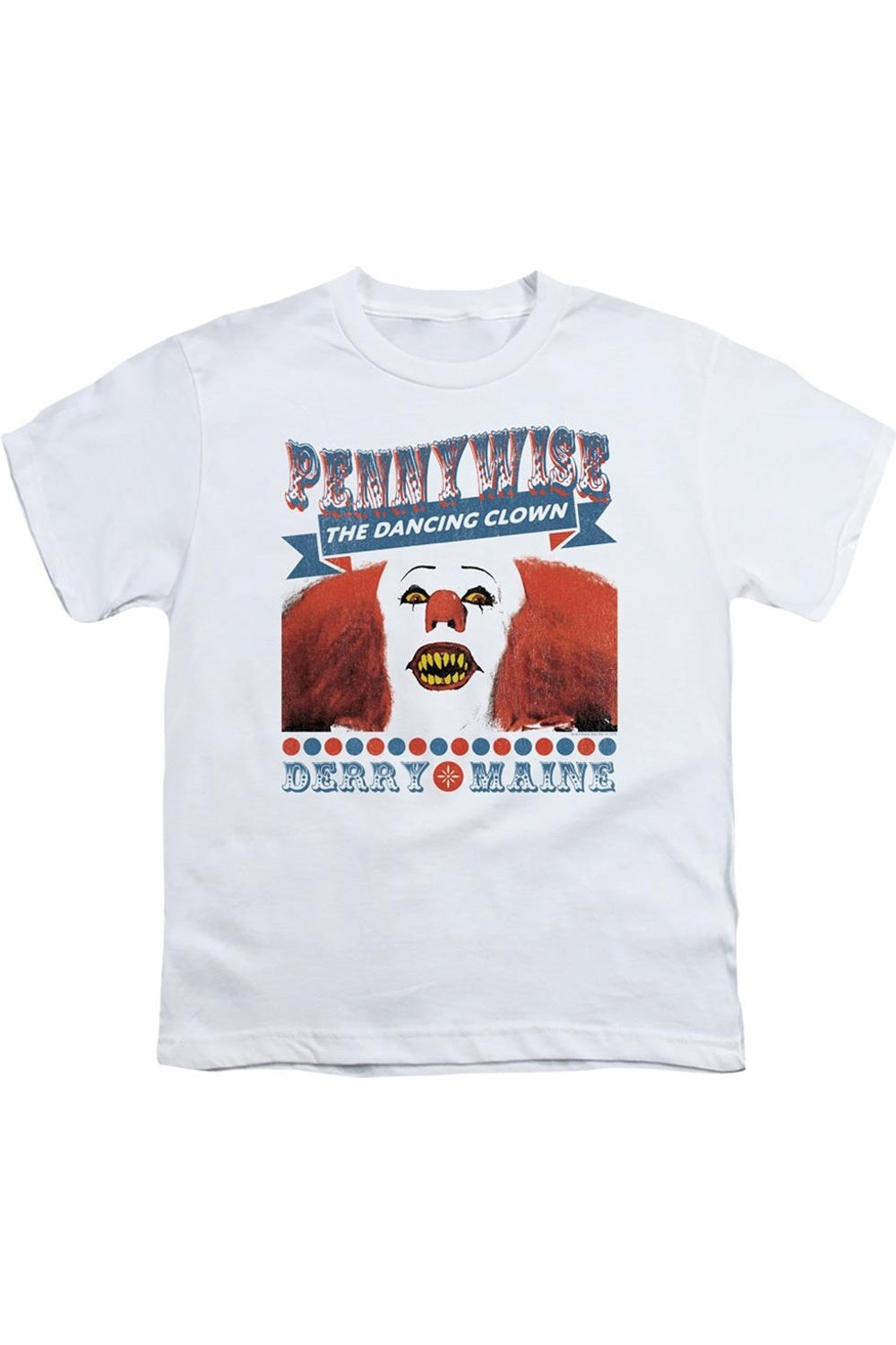 

1990 The Dancing Clown Футболка с коротким рукавом для детей Gildan, белый