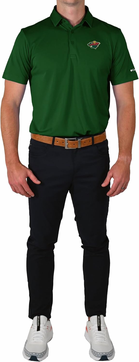 

Columbia Minnesota Wild Golf мужская повседневная легкая поло Drive, Forest, Зеленый, Columbia Minnesota Wild Golf мужская повседневная легкая поло Drive, Forest