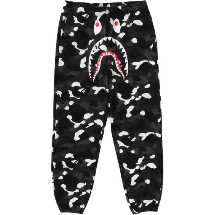 

Городские камуфляжные FW25 вязаные спортивные штаны мужские A BATHING APE, черный