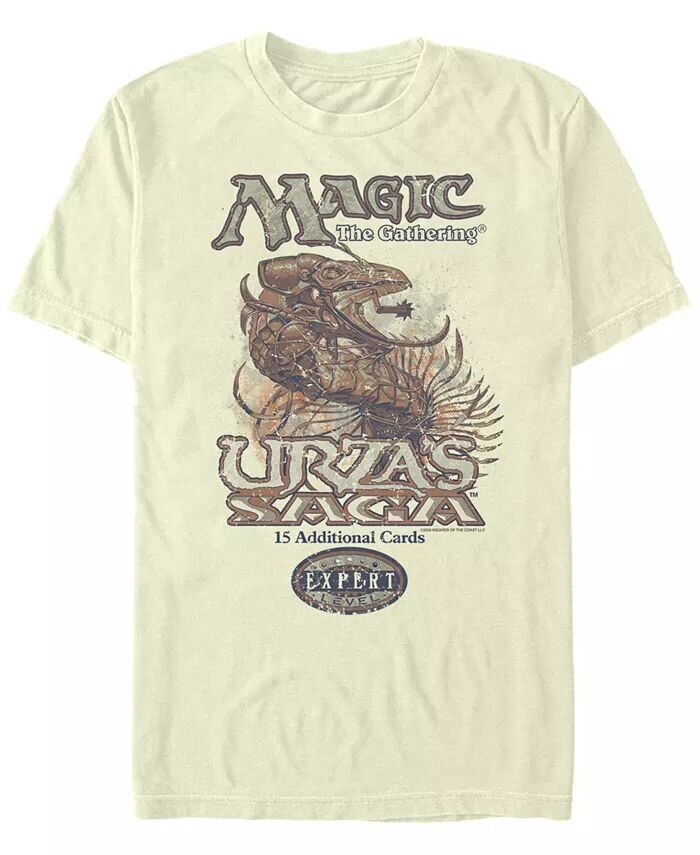

Мужская футболка Magic The Gathering Urza's Saga с коротким рукавом Fifth Sun, коричневый/бежевый