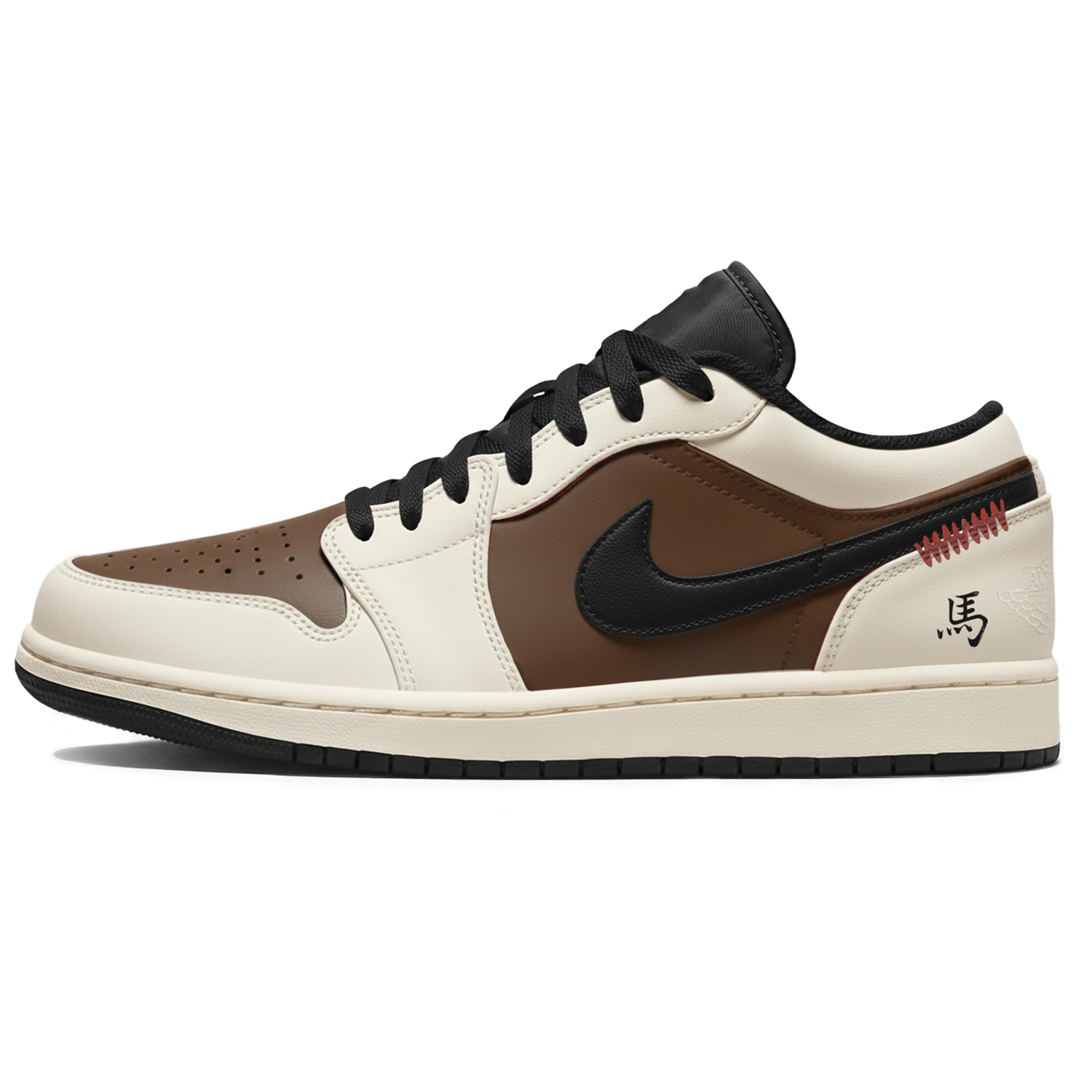 

Air 1 LOW Triple Lab, Horse Year, Leap Into The New Journey, Abrasion Resistant Low top Jordan, черный
