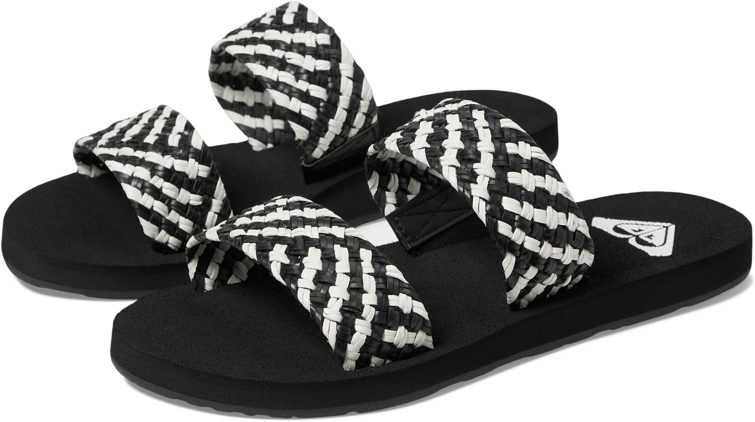 

Сандалии Roxy Porto Slide, цвет Black/White