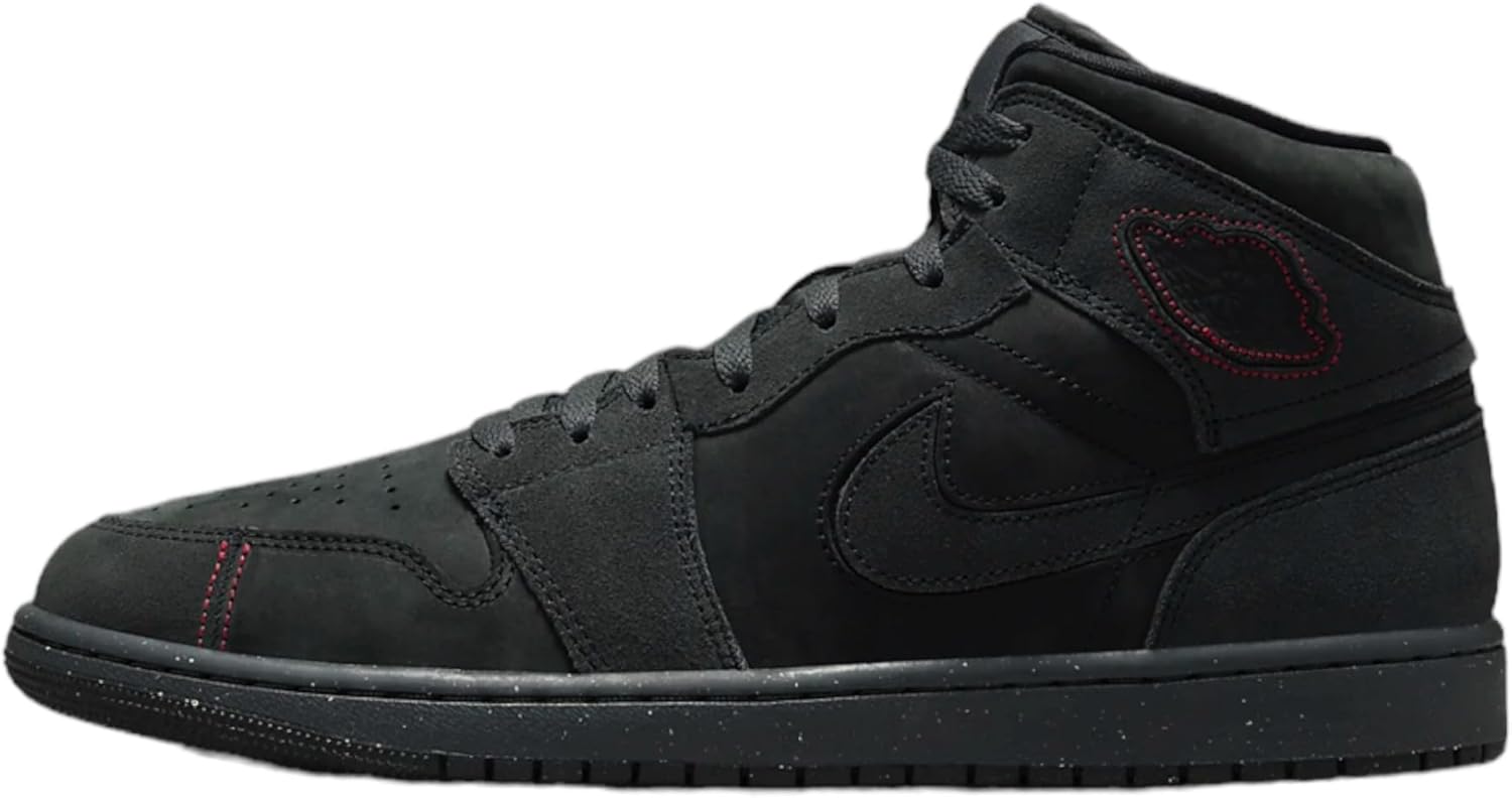 

Кроссовки Nike Air Jordan 1 Mid для мужчин, Dark Smoke Grey/Black