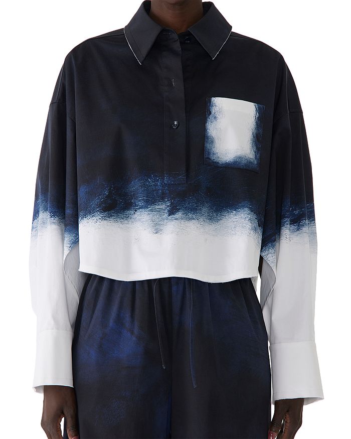 

Топ с запахом Jason Wu Collection, синий