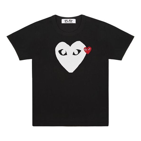 

Футболка emblem heart tee 'black' Comme Des Garcons Play, черный