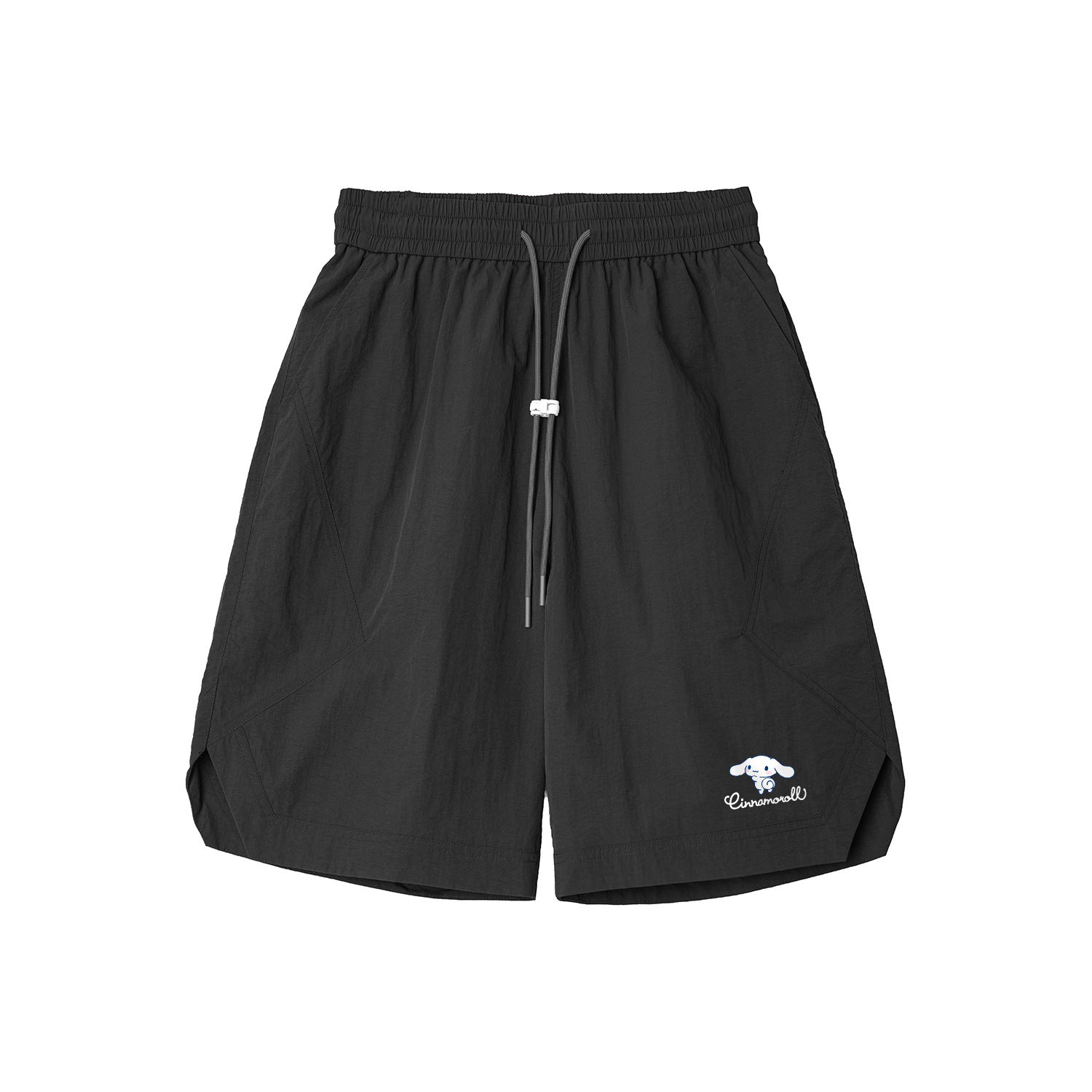 

Шорты повседневные Unisex CINNAMOROLL Yugui Dog Sanrio, черный