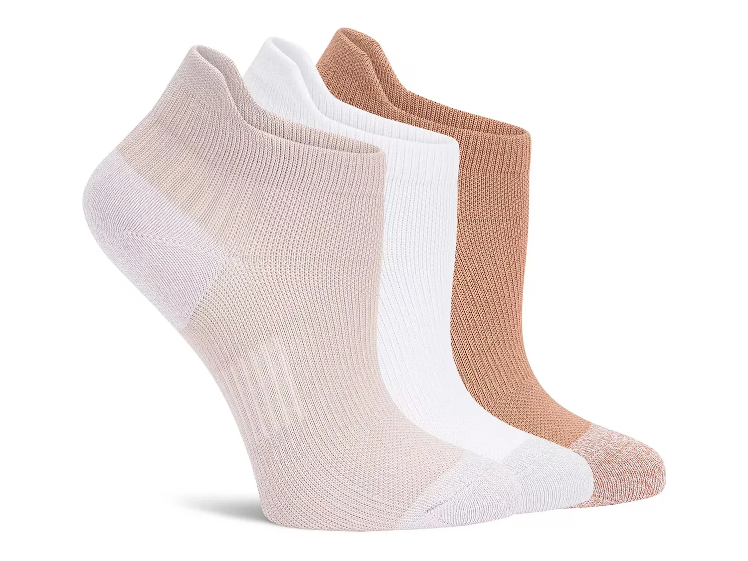 

Женские носки No Show - набор 3 шт. Lemon, Taupe/White/Rust