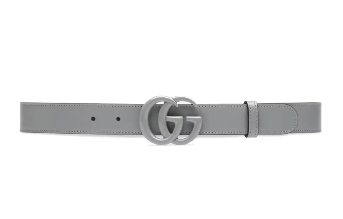 

Ремень кожаный Gucci Unisex, серый