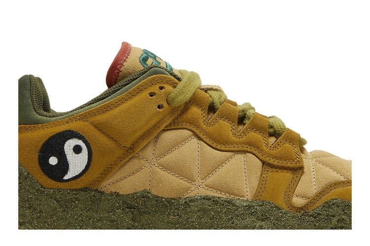 Кроссовки Nike Cactus Plant Flea Market x Dunk Low SP 'Tan Mossy Green', желто-коричневый — фото 3