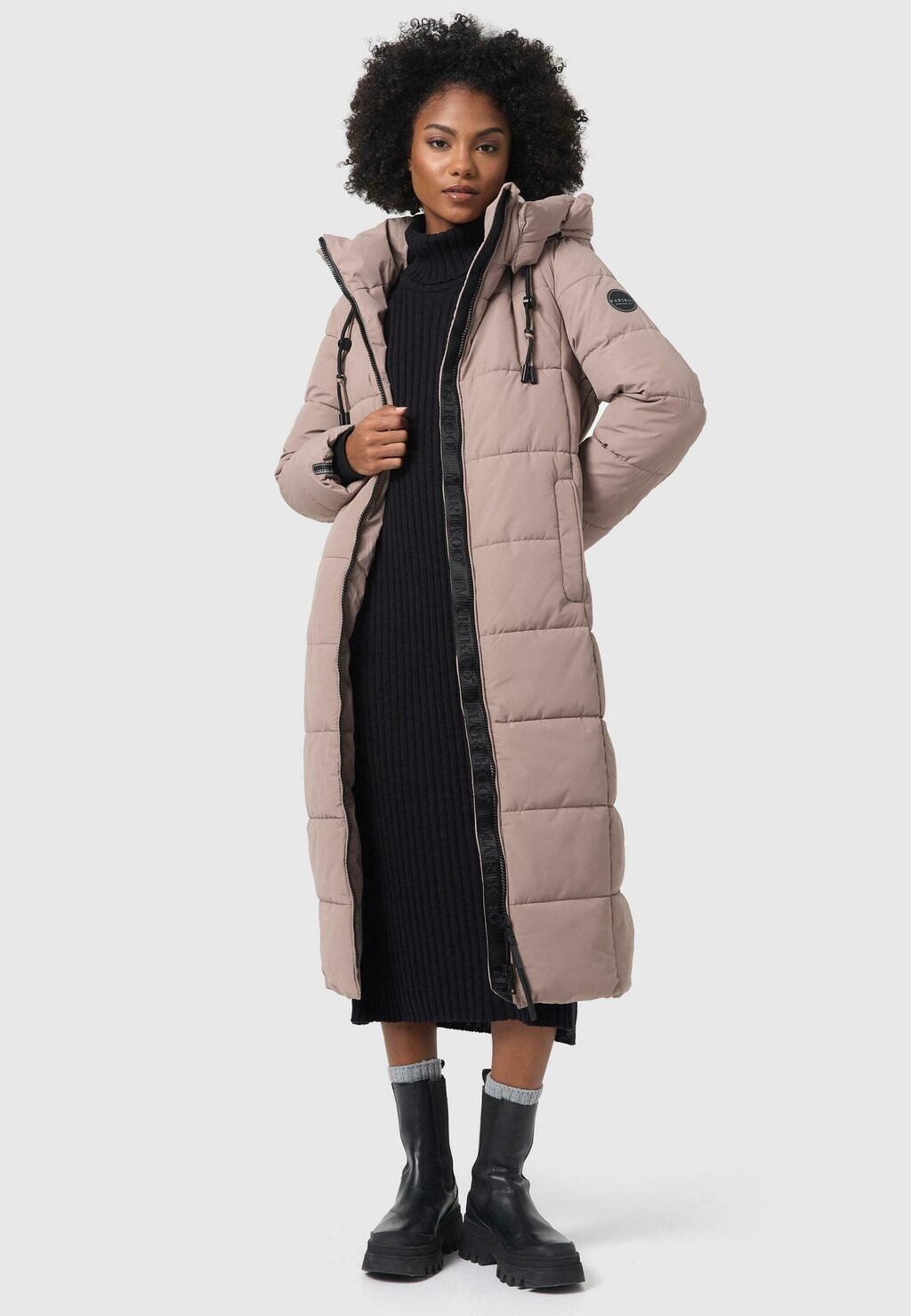 

Зимнее пальто Marikoo, цвет taupe grey