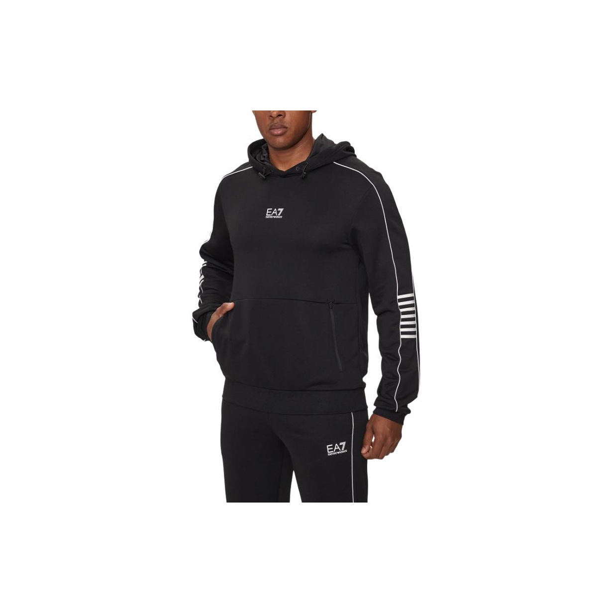 

Толстовка с принтом логотипа ea7 EMPORIO ARMANI, черный